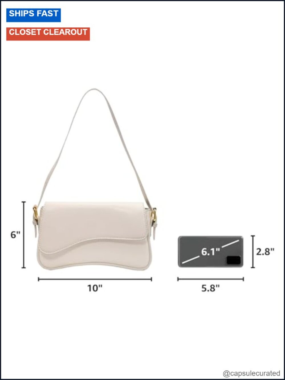 PU Leather Y2K Crossbody Shoulder Bag with 2 Adjustable Straps Hobo Purse - Picture 2 of 6